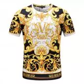 versace t-shirt slim en pur coton big barocco